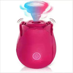 Rose Sec Sucking Tongue Licking Vibrating Toy Rose Toy for Women - EX-STOCK CANADA
