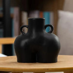 Artificial human body art dry flower vase - EX-STOCK CANADA