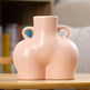 Artificial human body art dry flower vase - EX-STOCK CANADA