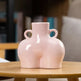 Artificial human body art dry flower vase - EX-STOCK CANADA