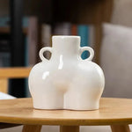 Artificial human body art dry flower vase - EX-STOCK CANADA