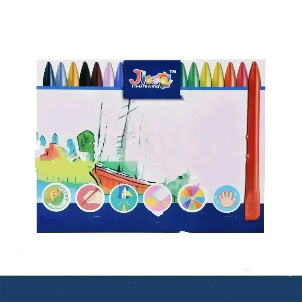 Children Not Dirty Hands Plastic Crayon Painting Kindergarten Educational Learning Oil Pastel Crayons - EX-STOCK CANADA