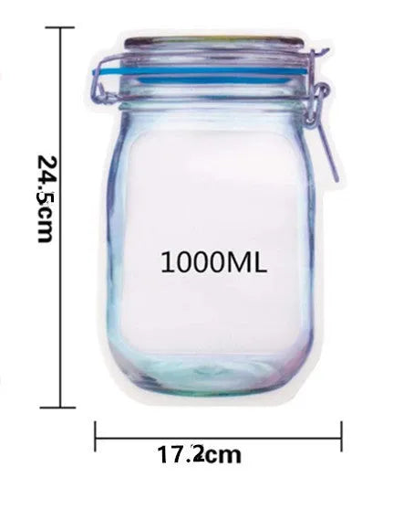 Reusable Snack Bag Biscuit seal Bag - EX-STOCK CANADA