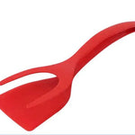 2 in 1 Silicone Omelette Pancake Spatulas and tong - EX-STOCK Canada
