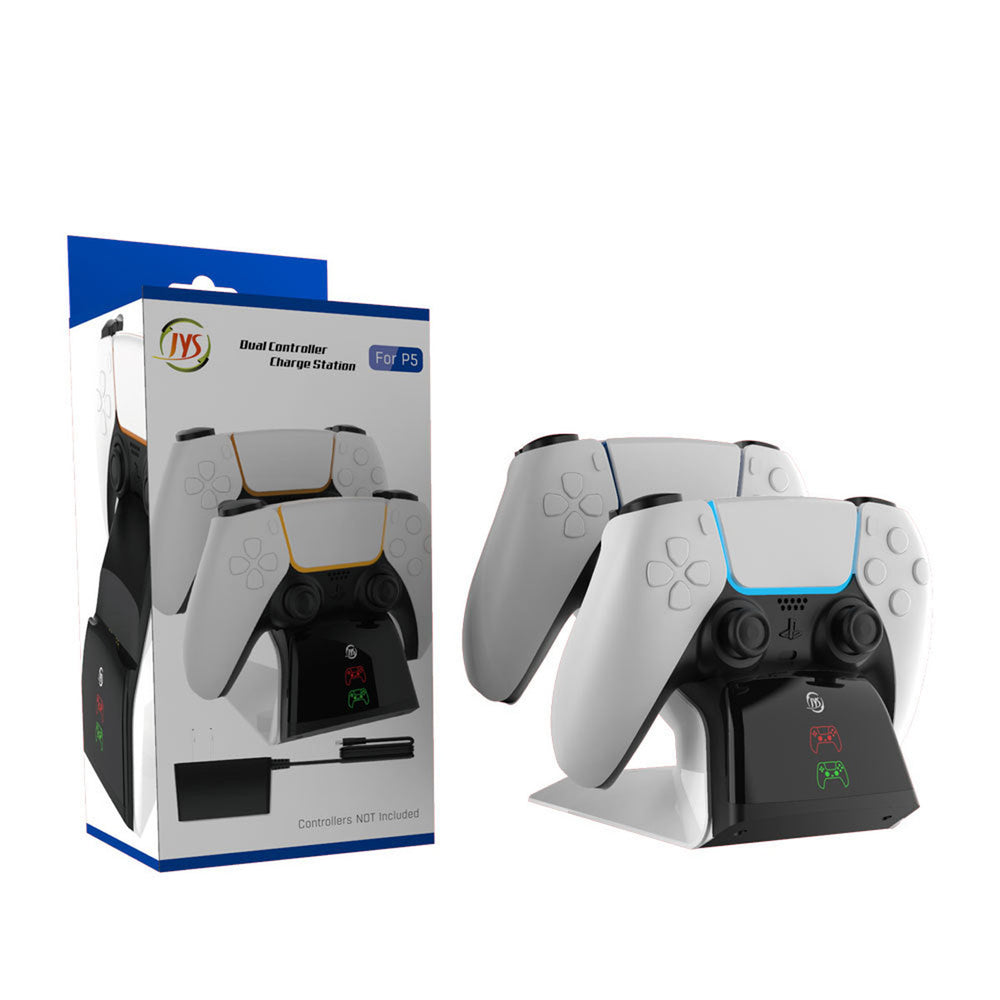 Ps5 Handle Aircraft Double Seat Charging Ps5 Wireless Handle Charger P5 Base Double Charging Contact Charging Fast Charging EX-STOCK Canada 