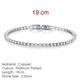 Full Diamond Crystal Bracelet Round Zircon - 2.5mm Single Row  EX-STOCK Canada 