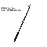 2.1M -3.6M Carp Fishing Rod Feeder Hard FRP Carbon Fiber Telescopic Fishing Rod Fishing Pole