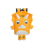 Children's backpack with dinosaur design on a white background