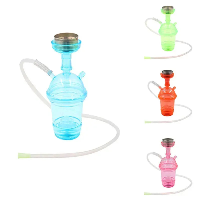Shisha Set Acrylic Kettle Arabian Shisha Portable Small Set Creative Shisha Hookah - EX-STOCK CANADA