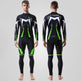 Men's Long Sleeve Cycling Jersey Set – Quick-Dry Road Bike Suit | Red & Green | XS–3XL