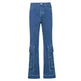 Women's High-waist Casual Trousers With Pocket Drape Bootcut Jeans - EX-STOCK CANADA