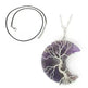 Natural Crystal Moon Pendant for Men and Women - EX-STOCK CANADA