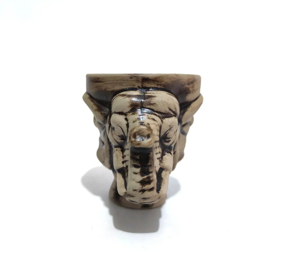 Arabic Hookah Accessories Large Animal Skull Pattern Ceramic Smoke Pot - EX-STOCK CANADA