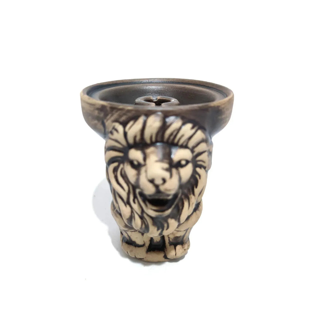 Arabic Hookah Accessories Large Animal Skull Pattern Ceramic Smoke Pot - EX-STOCK CANADA