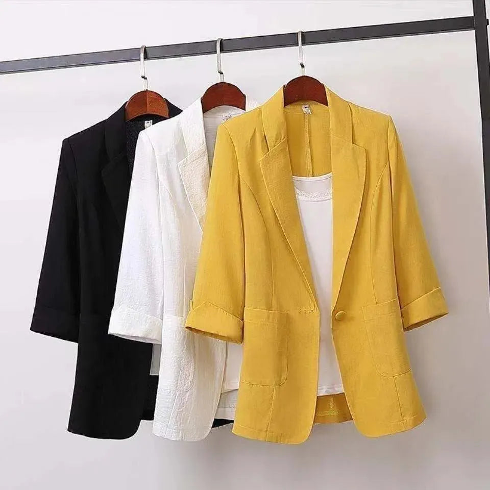 Spring Summer Formal Office Blazer Jacket for women - EX-STOCK CANADA