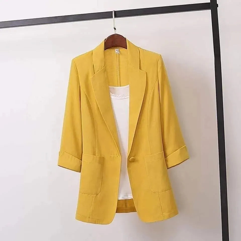 Spring Summer Formal Office Blazer Jacket for women - EX-STOCK CANADA