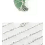 Natural Crystal Moon Pendant for Men and Women - EX-STOCK CANADA