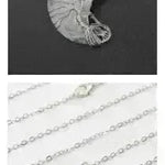 Natural Crystal Moon Pendant for Men and Women - EX-STOCK CANADA