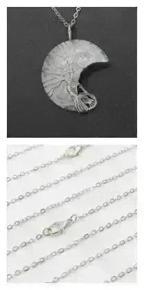 Natural Crystal Moon Pendant for Men and Women - EX-STOCK CANADA