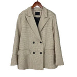 Spring Blazer Women Double Breasted Oversized jacket - EX-STOCK CANADA