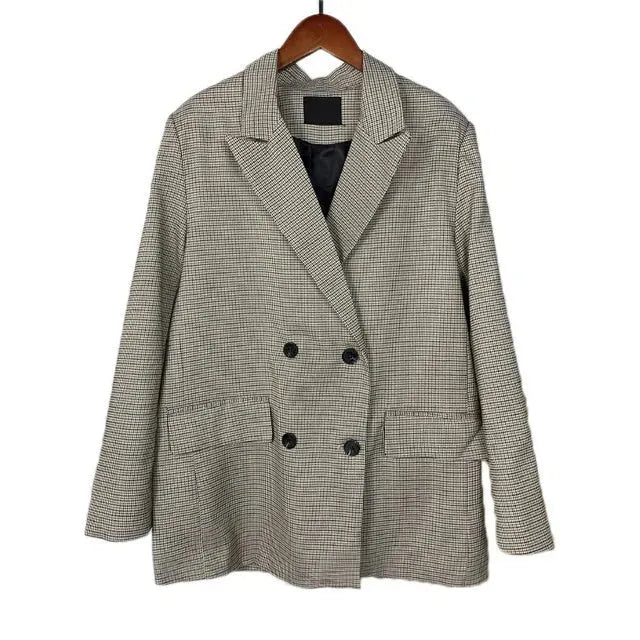 Spring Blazer Women Double Breasted Oversized jacket - EX-STOCK CANADA