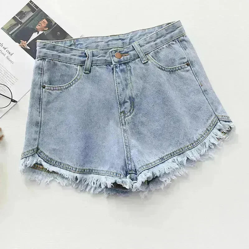 Newsummer Women Short Jeans Ladies Denim Pants Trousers - EX-STOCK CANADA