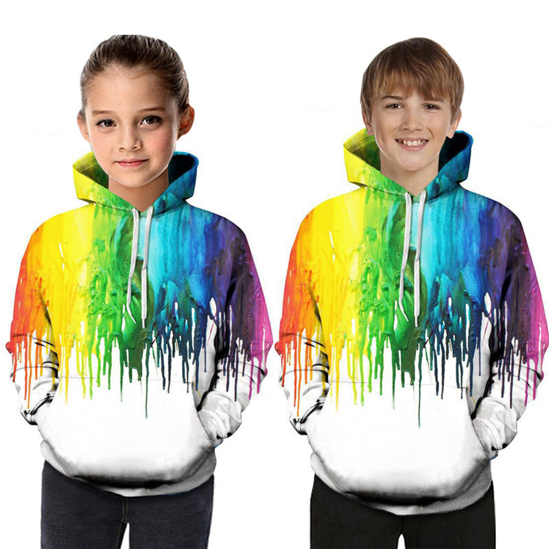 Kids 3D Digital Print Graphic Hoodie | Unisex Boys Girls Sizes 90–160cm