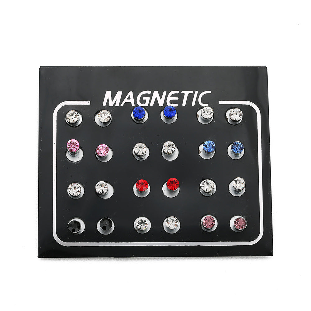Non-Pierced Magnet - Magnet Stud Earrings EX-STOCK