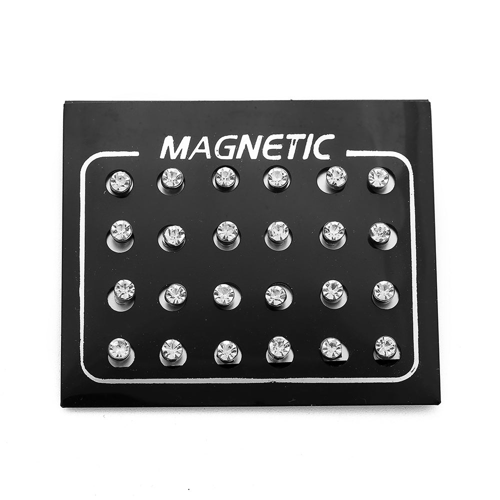 Non-Pierced Magnet - Magnet Stud Earrings EX-STOCK