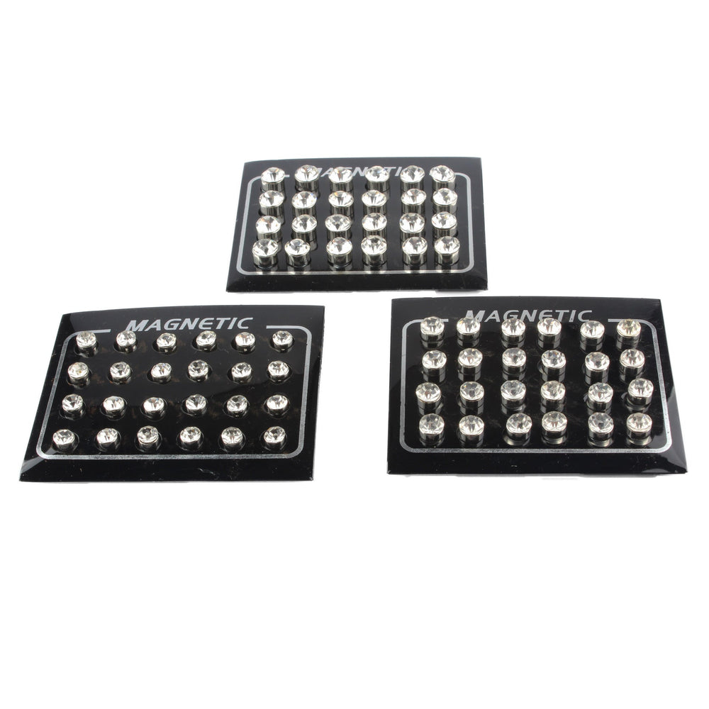 Non-Pierced Magnet - Magnet Stud Earrings EX-STOCK