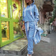 2pcs unisex Drawstring Hoodie Sport suit Athleisure wear - EX-STOCK CANADA