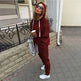 2pcs unisex Drawstring Hoodie Sport suit Athleisure wear - EX-STOCK CANADA