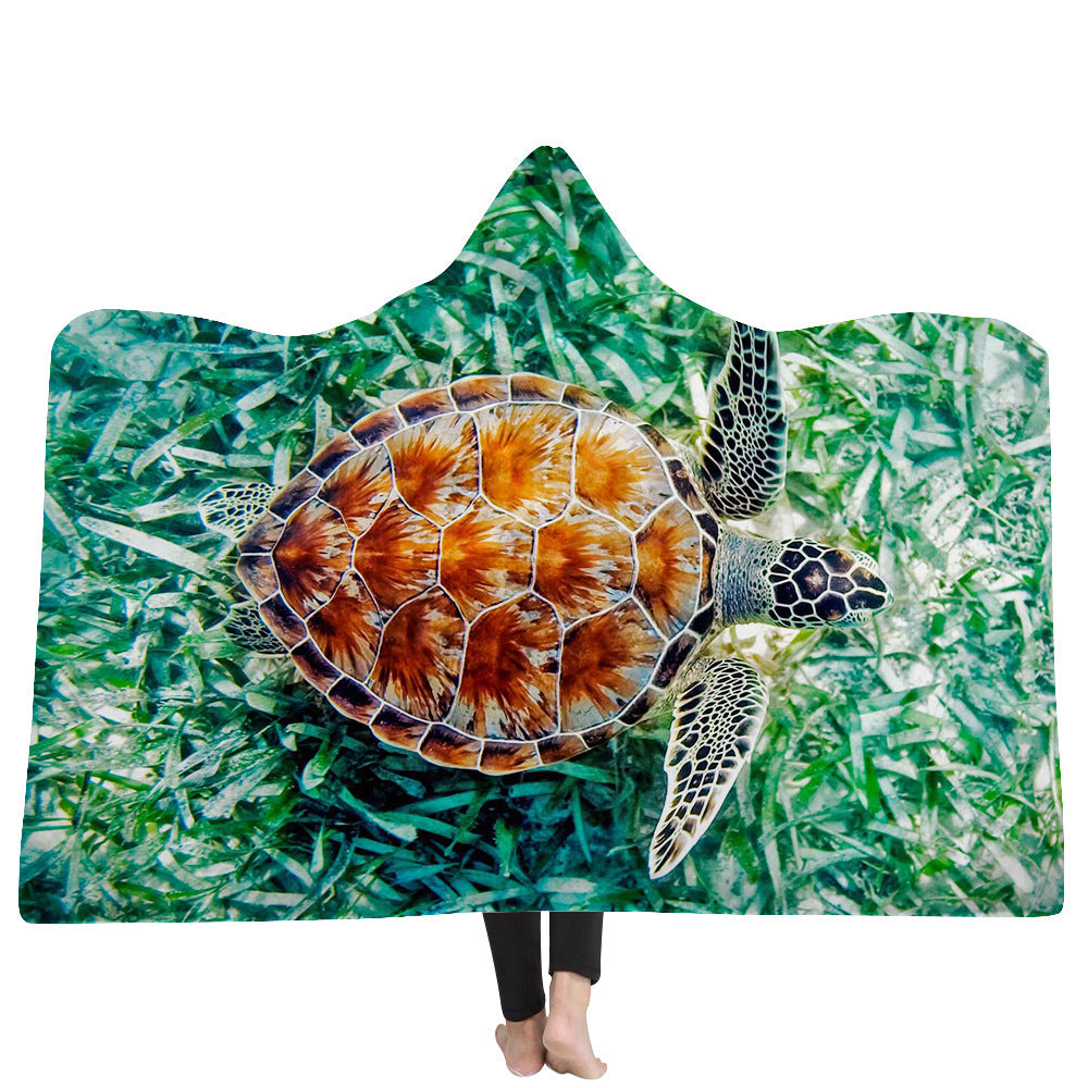 New Hooded Blanket Poncho Thicker Blanket Hooded Blanket Home EX-STOCK Canada 