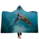 New Hooded Blanket Poncho Thicker Blanket Hooded Blanket Home EX-STOCK Canada 