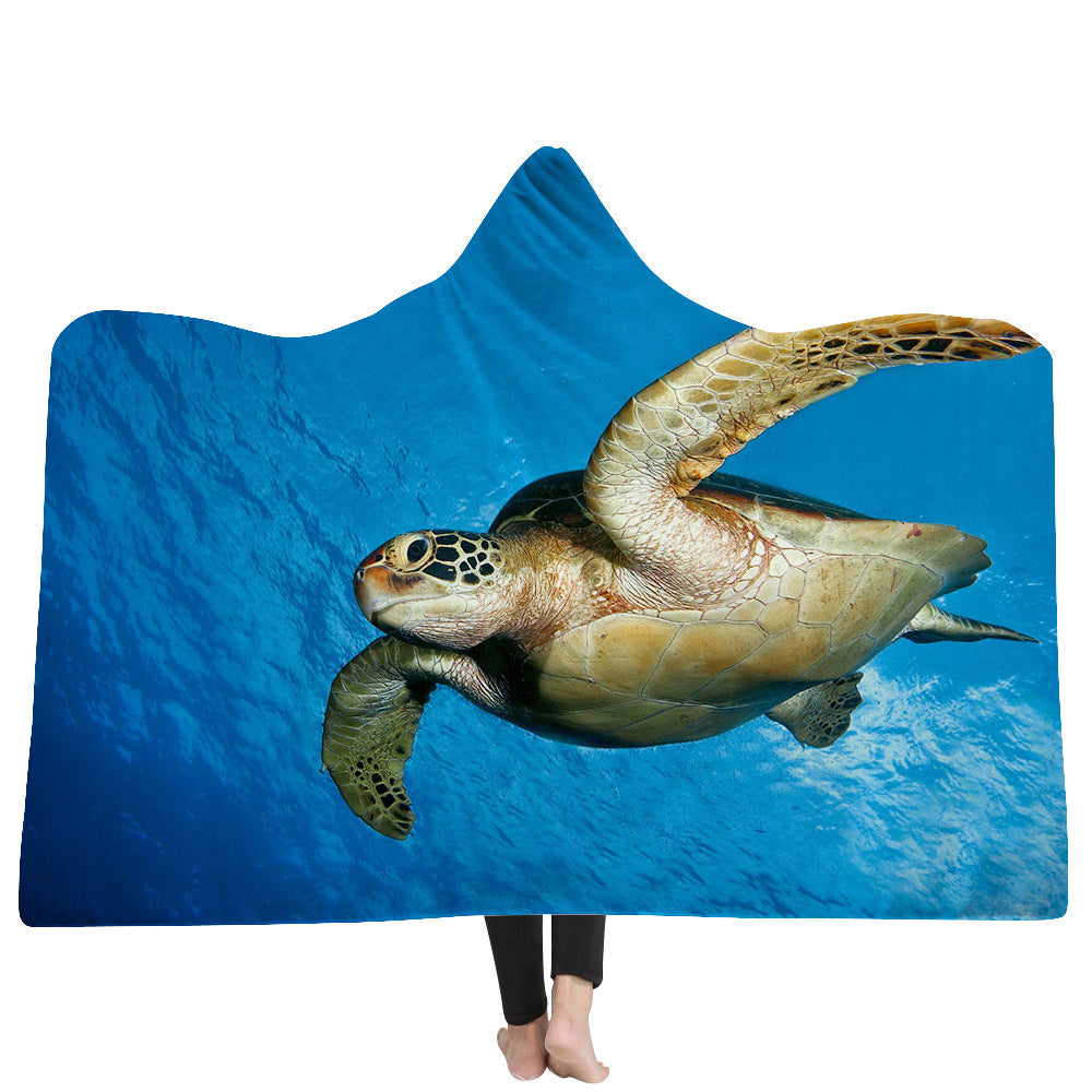 New Hooded Blanket Poncho Thicker Blanket Hooded Blanket Home EX-STOCK Canada 