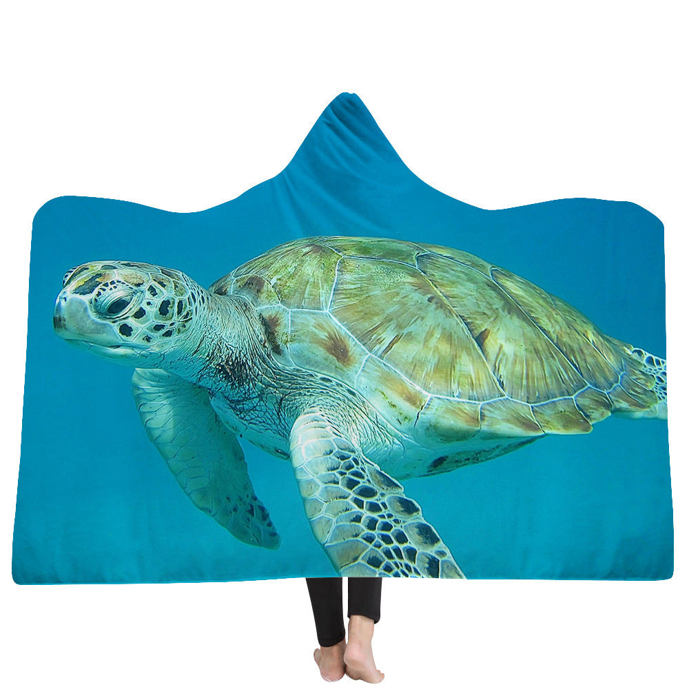New Hooded Blanket Poncho Thicker Blanket Hooded Blanket Home EX-STOCK Canada 