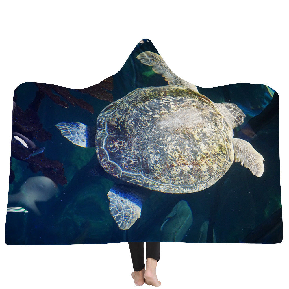 New Hooded Blanket Poncho Thicker Blanket Hooded Blanket Home EX-STOCK Canada 