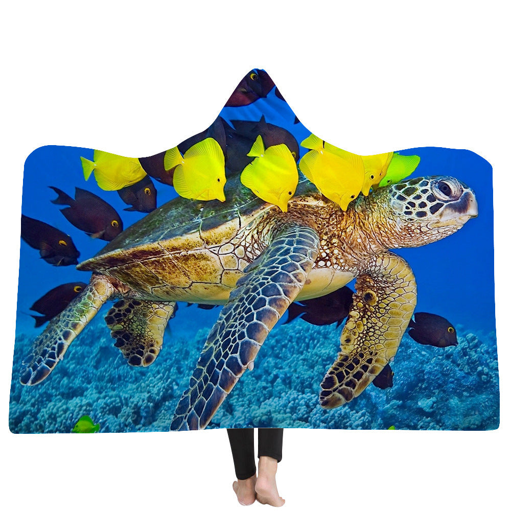 New Hooded Blanket Poncho Thicker Blanket Hooded Blanket Home EX-STOCK Canada 