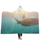 New Hooded Blanket Poncho Thicker Blanket Hooded Blanket Home EX-STOCK Canada 