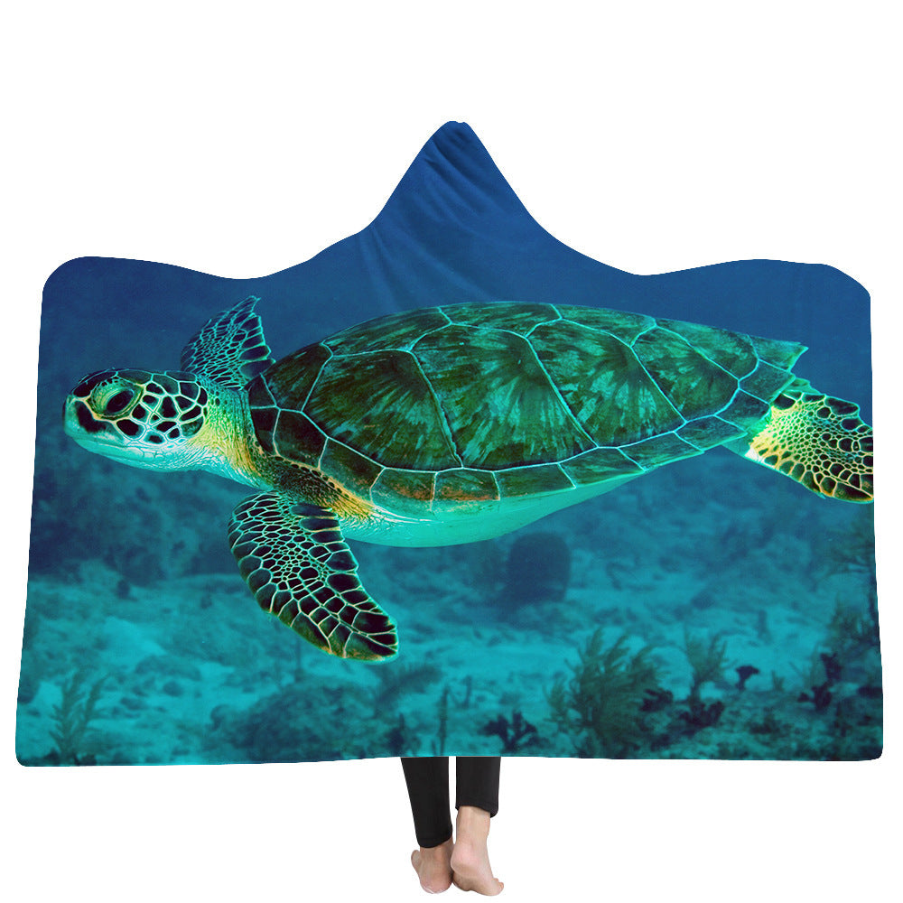 New Hooded Blanket Poncho Thicker Blanket Hooded Blanket Home EX-STOCK Canada 
