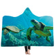New Hooded Blanket Poncho Thicker Blanket Hooded Blanket Home EX-STOCK Canada 