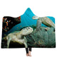 New Hooded Blanket Poncho Thicker Blanket Hooded Blanket Home EX-STOCK Canada 