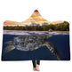 New Hooded Blanket Poncho Thicker Blanket Hooded Blanket Home EX-STOCK Canada 