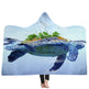 New Hooded Blanket Poncho Thicker Blanket Hooded Blanket Home EX-STOCK Canada 