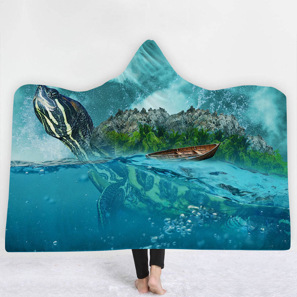 Hooded Blanket Cloak Blanket Thick Blanket EX-STOCK Canada 