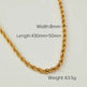 Romeo Twisted Rope Chain Necklace women - EX-STOCK CANADA