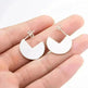 Women's Gold and Silver Stud Earrings - EX-STOCK CANADA