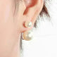 Women's Gold and Silver Stud Earrings - EX-STOCK CANADA