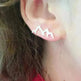 Women's Gold and Silver Stud Earrings - EX-STOCK CANADA