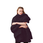 Coarse Wool Blanket Cover Blanket Wool Hand-woven Iceland Blanket Acrylic Blanket Wholesale EX-STOCK Canada 